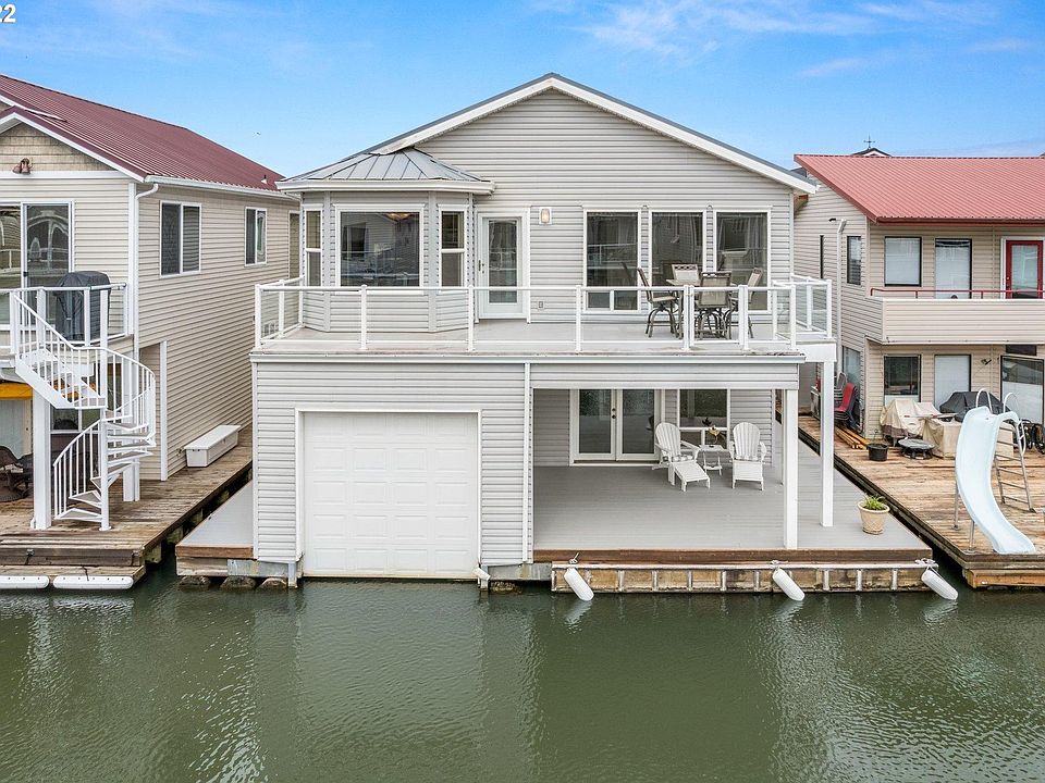 Back deck and river access