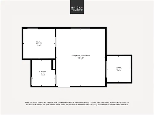 Floor plan Studio