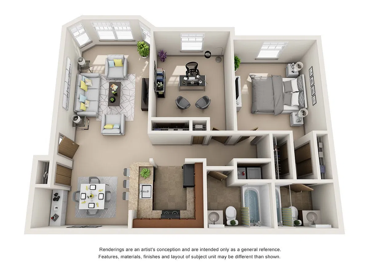 Floor plan 2 Bedroom Flat