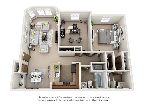 Floor plan 2 Bedroom Flat