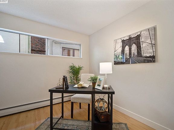 Second bedroom seen here as office