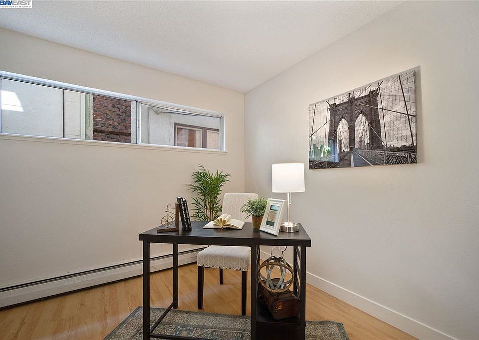 Second bedroom seen here as office