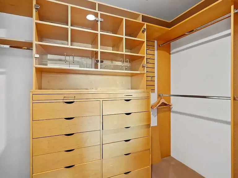 The primary bedroom includes a walk-in closet, providing generous space for your wardrobe and belongings.
