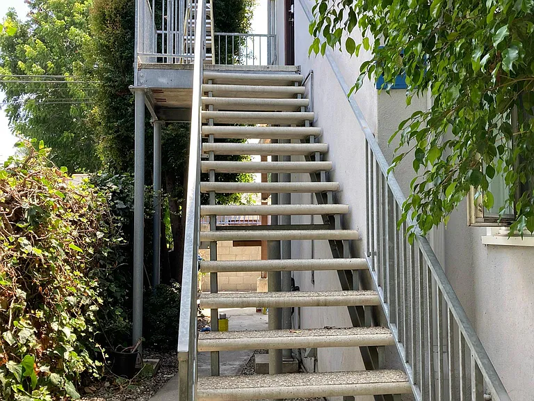 Stairs to the unit