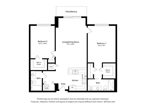 Floor plan B
