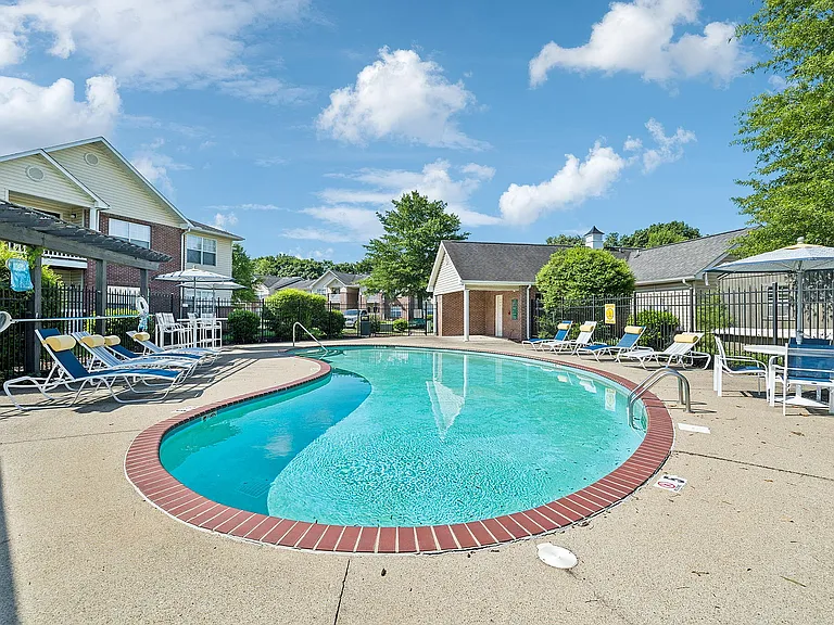 Sparkling swimming pool