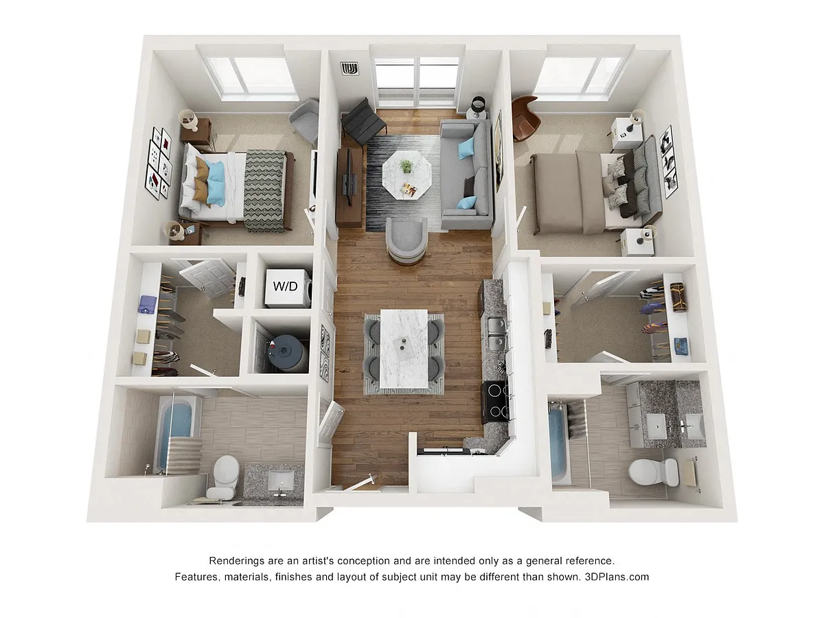 Floor plan The Cedar at Capital Trail
