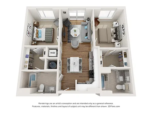 Floor plan The Cedar at Capital Trail