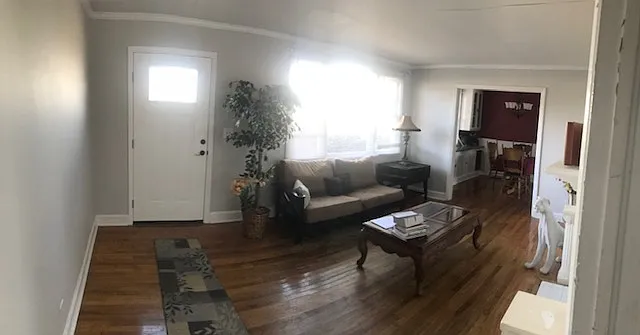 Living Room and Front door