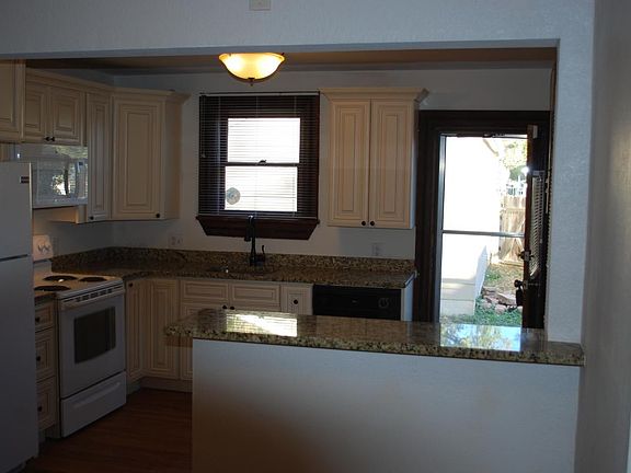Kitchen with granite