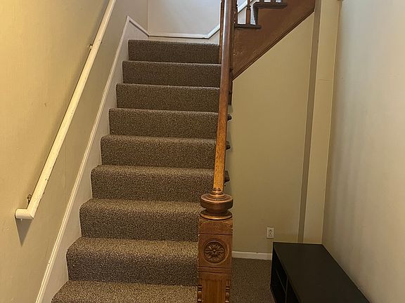 Stairs inside upper unit