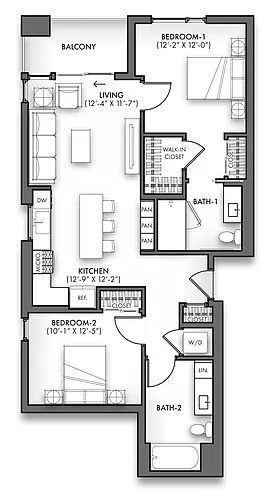 Floor plan B1