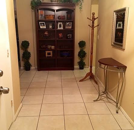 Entry Area, Back Wall - to one side is the Master & Laundry