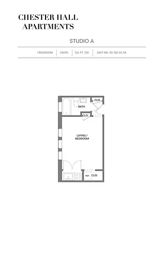 Floor plan 203