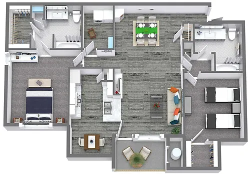 Floor plan B3