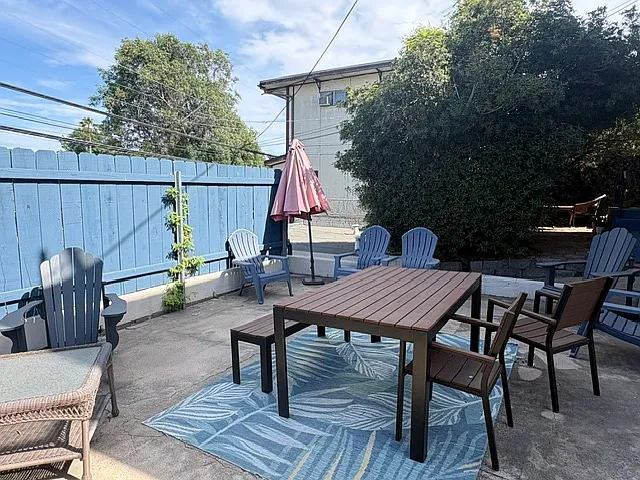 larger shared outdoor area