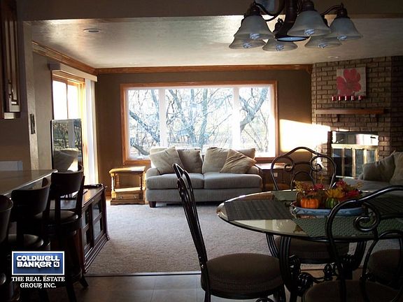 Dining area overlooking F.R.