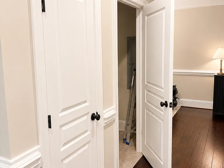 Door to laundry room