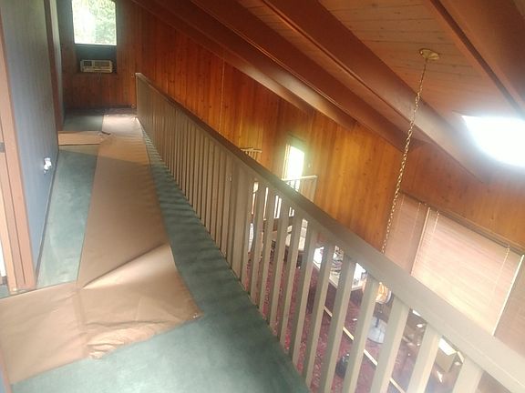 upstairs