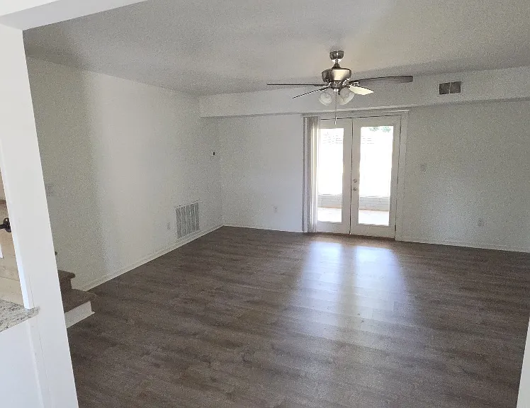 Large open living room