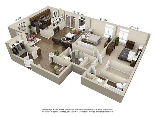 Floor plan B3