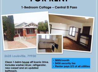2625 1/2 Louisville Ave, El Paso, TX 79930
