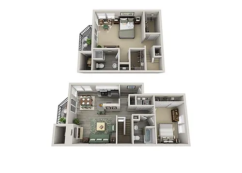 Floor plan 2x2 TH Large