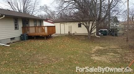 Spacious and private back yard!