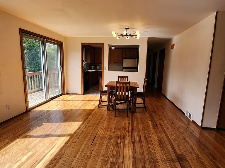 Fun pass through to open up the kitchen to the living/dining area.
