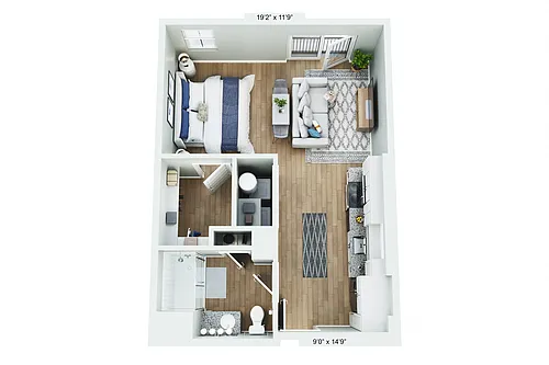 Floor plan S1 - Lucca