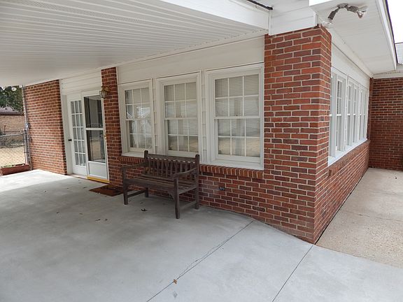 Back, covered patio