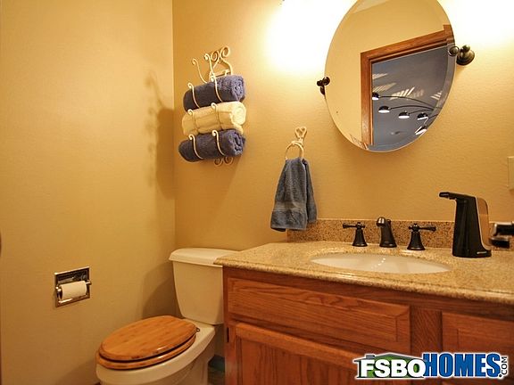 1/2 bath (main level)