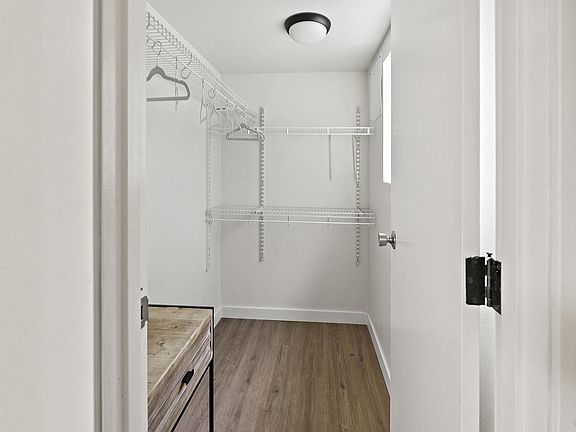 Walk-in closet.