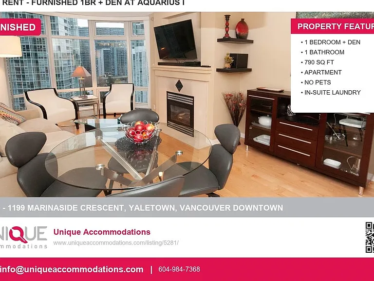 1199 Marinaside Cres #1605 — Photo 1