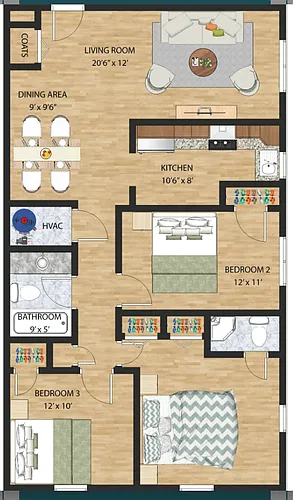 Floor plan C1RP