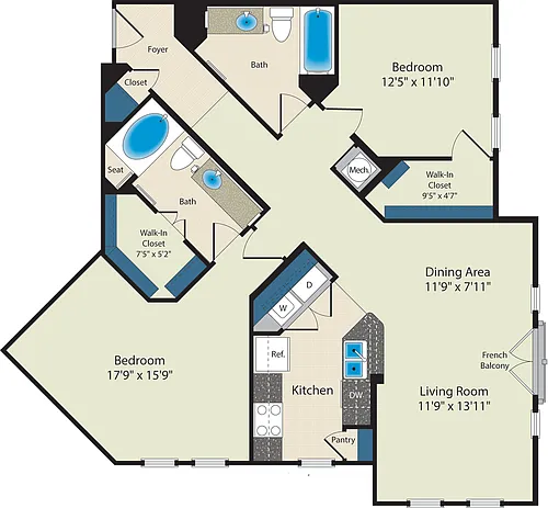 Floor plan The Jackson
