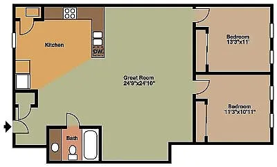 Floor plan Franklin- 133 AVAILABLE NOW