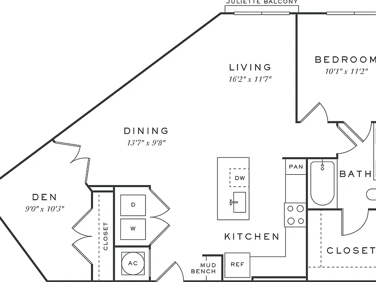 A5 floor plan Solis Peachtree Corners