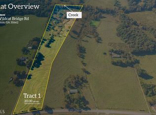 0 Wildcat Bridge Rd TRACT 1, Royston, GA 30662
