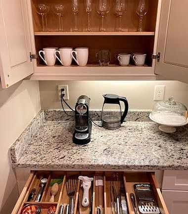 Rental comes fully stocked