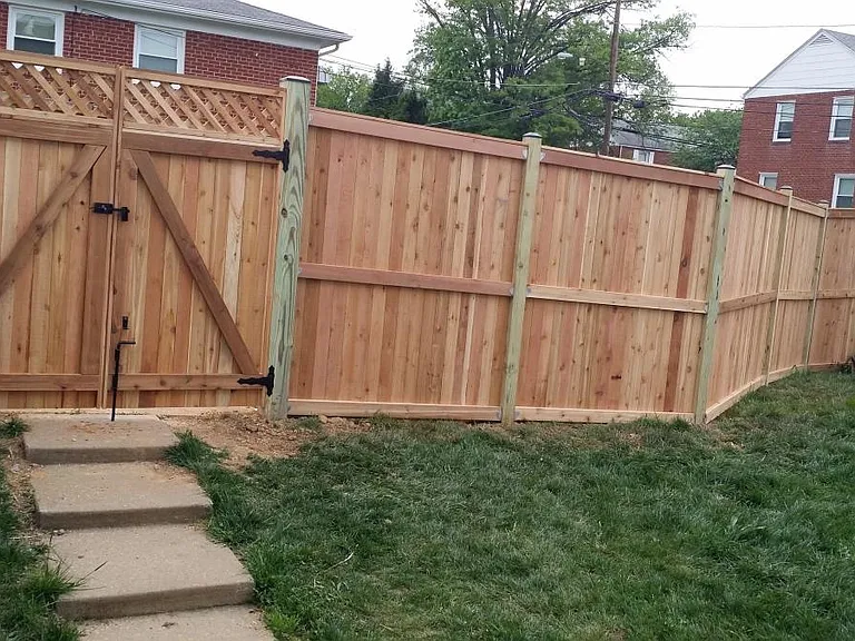 Very nice and very private fenced backyard