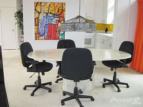 Dining room and kitchen