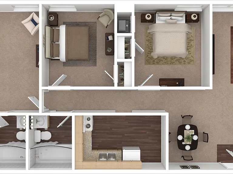 3 Bedroom 3 Bedroom