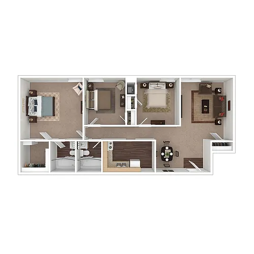 Floor plan 3 Bedroom