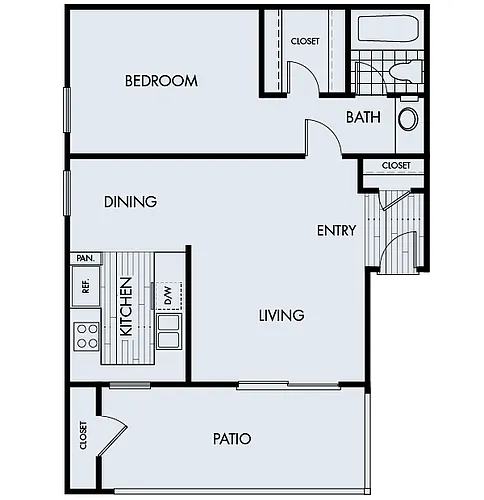 Floor plan Plan 1A