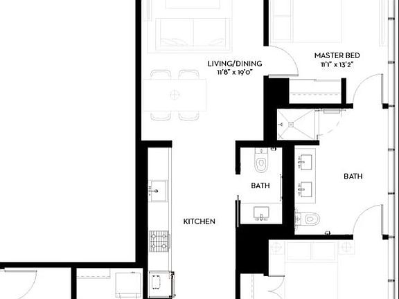 2nd image of 1211 S Indiana Ave #4216