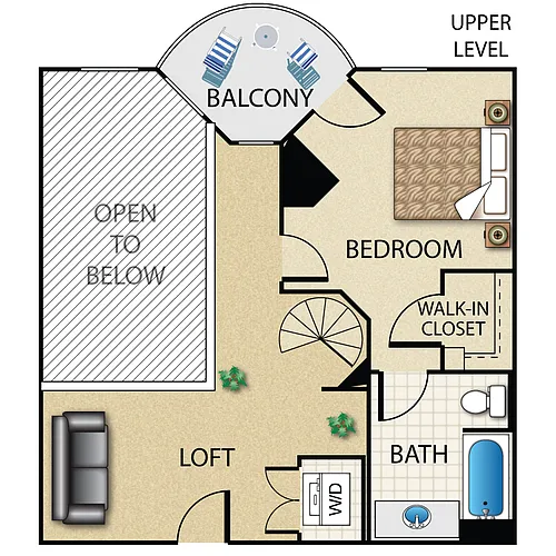 Floor plan Plan E2-Loft (PI)