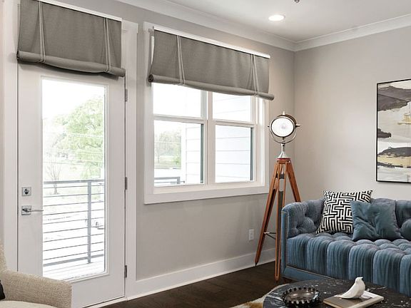 Family Room virtually staged