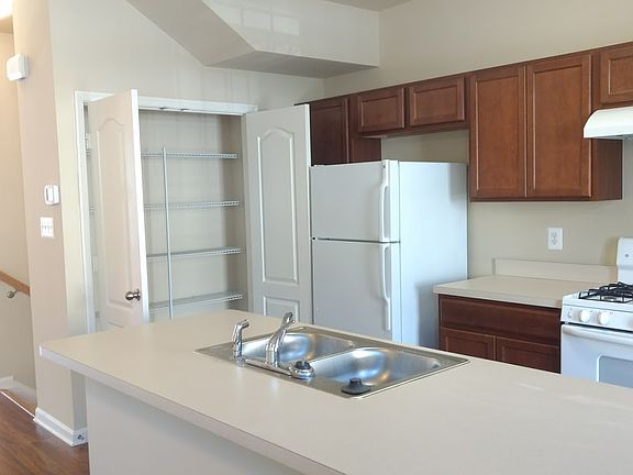 Kitchen with new flooring
