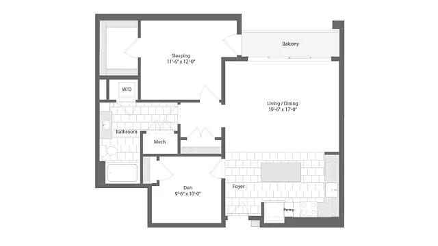 Floor plan Archdale Den